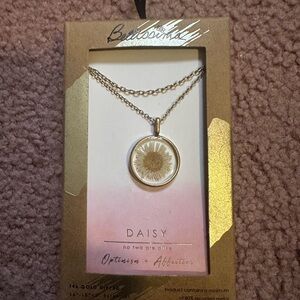 NIB Bellissima Daisy 14k Gold Dipped 16”-18”+3” Extender Optimism Affection